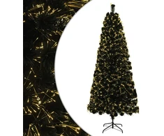 Šviesolaidinė kalėdinė eglutė 210 cm 24 LED Šilta balta PVC