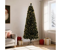 Šviesolaidinė kalėdinė eglutė 210 cm 24 LED Šilta balta PVC