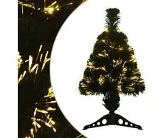 Šviesolaidinė kalėdinė eglutė 64 cm 12 LED Šilta balta PVC