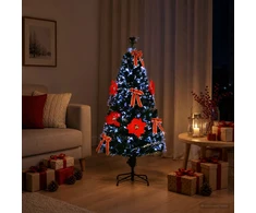 Šviesolaidinė Kalėdų eglutė 150 cm 24 LED Įvairių spalvų PVC