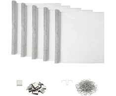 Šviesos šachtos dangtis su spaustukais 5 vnt. 70 x 190 cm