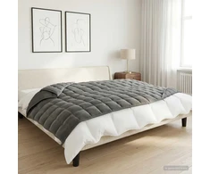 Svorio antklodė Antracito 120 x 180 cm 9kg 100% Medvilnė 205T