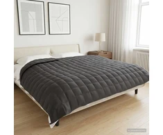 Svorio antklodė Antracito 200 x 220 cm 9kg 100% Medvilnė 205T