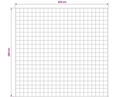 Svorio antklodė Balta 220 x 235 cm 15 kg 100% Medvilnė 205T