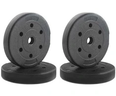 Svoriai 4 pcs 10 kg Juodas Cementas ir geležies smėlis