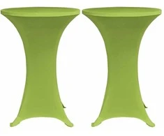 tampri staltiesė, skersmuo 70 cm, 2 vnt., žalios spalvos