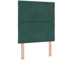 Galvūgalis Tamsiai žalia 80 cm Aksomas