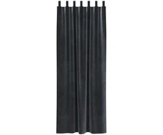 Užtemdymo užuolaidos 2 pcs Tamsiai pilka 140 x 225 cm Aksomas