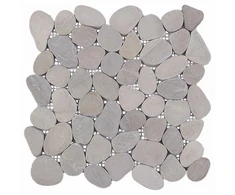 Akmeninės plytelės Taupe 30 x 30 cm Upės akmuo