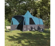 Teepee palapinė 8 asmenims su stogu Mėlyna 720 x 465 x 295 cm