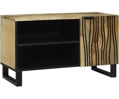 TV staliukas TV vienetai Ruda 80 x 33 x 46 cm Apdirbta mediena