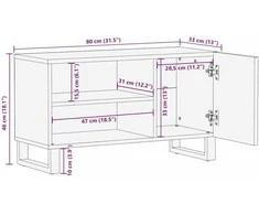 TV staliukas TV vienetai 80 x 33 x 46 cm graikinis riešutmedis