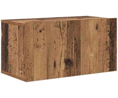 TV staliukas TV spintelių komplektas Ruda 60 x 30 x 30 cm Apdirbta mediena