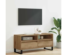 TV staliukas Televizoriaus spintelė 100 x 34,5 x 44,5 cm Amatininkų ąžuolas