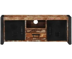 TV staliukas televizoriaus spintelė 100x30x40 cm Regeneruota medžio masyva