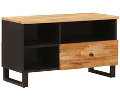 Televizoriaus spintelė Ruda 80 x 33 x 46 cm Kietas mango medis