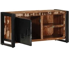 TV staliukas televizoriaus spintelė 80x30x40 cm Regeneruota medžio masyva