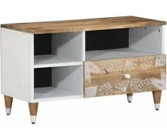 televizoriaus spintelė 80x33,5x46 cm Masyvo medžio mango