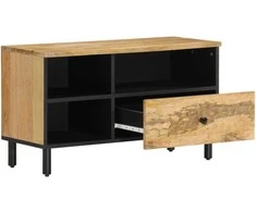 TV staliukas Televizoriaus spintelė, 80x33x46cm, mango medienos masyvas
