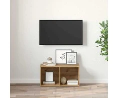 TV staliukas TV spintelių komplektas Ruda 72 x 35 x 37 cm Apdirbta mediena