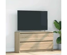 TV staliukas Televizoriaus spintelė, ąžuolo, 100x35x54 cm, apdirbta mediena