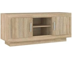 TV staliukas Televizoriaus spintelė, ąžuolo, 102x35x45cm, apdirbta mediena