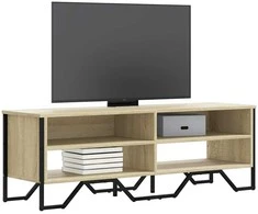 TV staliukas Televizoriaus spintelė, ąžuolo, 122x34x41cm, apdirbta mediena