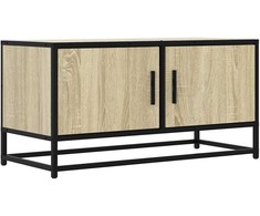 TV staliukas Televizoriaus spintelė, ąžuolo, 80x34,5x40cm, mediena/metalas