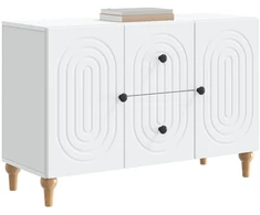 Televizoriaus spintelė Balta 89 x 34,5 x 60 cm Apdirbta mediena