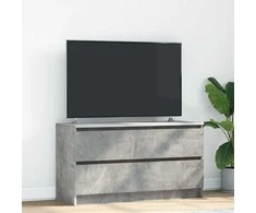 TV staliukas Televizoriaus spintelė, betono pilka, 100x35x54 cm, mediena