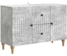 Televizoriaus spintelė Betono pilka 89 x 34,5 x 60 cm