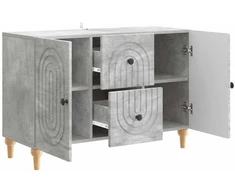 Televizoriaus spintelė Betono pilka 89 x 34,5 x 60 cm