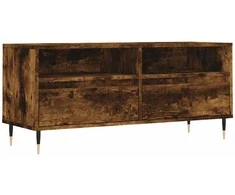 TV staliukas Televizoriaus spintelė, dūminė, 100x34,5x44,5cm, mediena