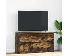 TV staliukas Televizoriaus spintelė, dūminio ąžuolo, 160x35x55cm, mediena