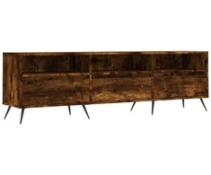 TV staliukas Televizoriaus spintelė, dūminio ąžuolo, 150x30x44,5cm, mediena