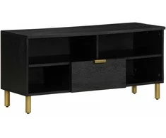 televizoriaus spintelė Juoda 100x33x46 cm Engineered Wood