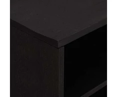 Televizoriaus spintelė Juoda 80 x 33 x 46 cm Kietas mango medis