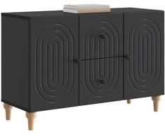 Televizoriaus spintelė Juoda 89 x 34,5 x 60 cm Apdirbta mediena