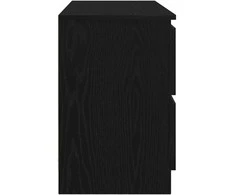 TV staliukas Televizoriaus spintelė, juodos spalvos, 100x35x54 cm, mediena