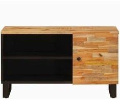 Televizoriaus spintelė Ruda 80 x 33 x 46 cm Kietas mango medis