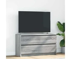 TV staliukas Televizoriaus spintelė, pilka ąžuolo, 100x35x55cm, mediena