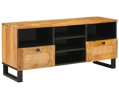Televizoriaus spintelė Ruda 100 x 33 x 46 cm Kietas mango medis