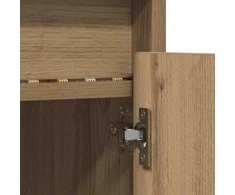 TV staliukas TV vienetai 180 x 34 x 50 cm Ruda Apdirbta mediena