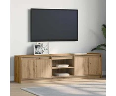 TV staliukas TV vienetai 180 x 34 x 50 cm Ruda Apdirbta mediena