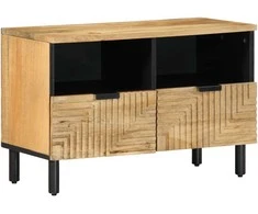 televizoriaus spintelė Ruda 70x33x46 cm Masyvo medžio Mango