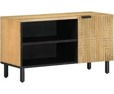 televizoriaus spintelė Ruda 80x31,5x46 cm Medžio masyvo Mango