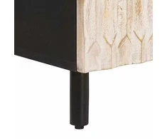 Televizoriaus spintelė Baltos skalbimo apdaila 105 x 33 x 46 cm