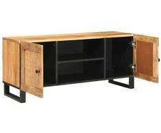 Televizoriaus spintelė Ruda 105 x 33 x 46 cm Kietas mango medis