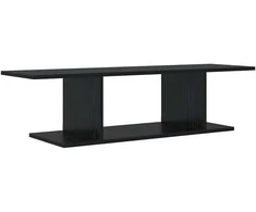 TV staliukas TV spintelių komplektas Juoda 103 x 30 x 26,5 cm