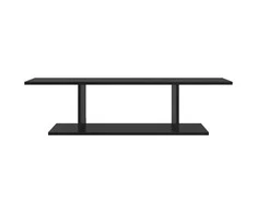 TV staliukas TV spintelių komplektas 103 x 30 x 26,5 cm Juoda